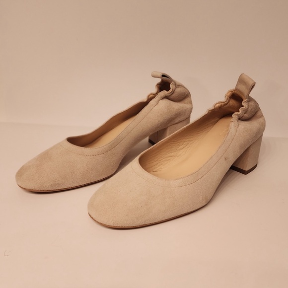 NWOT Everlane Shoes Everlane The Italian Leather Day Heel In Tan Suede Size 7 - Picture 6 of 10